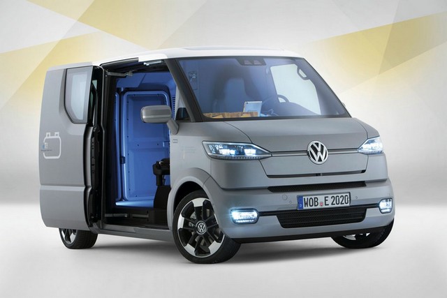 Volkswagen eT! Concept électrique destiné à la Poste allemande 655551VolkswageneTConcept2