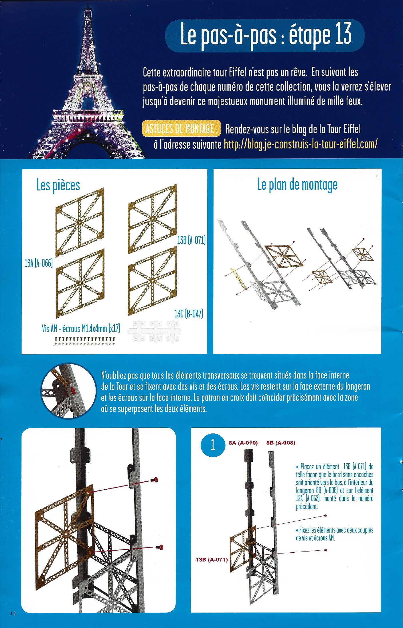 Numéro 13 - Je construis la Tour Eiffel - La tour Eiffel dans la poésie 65848713b