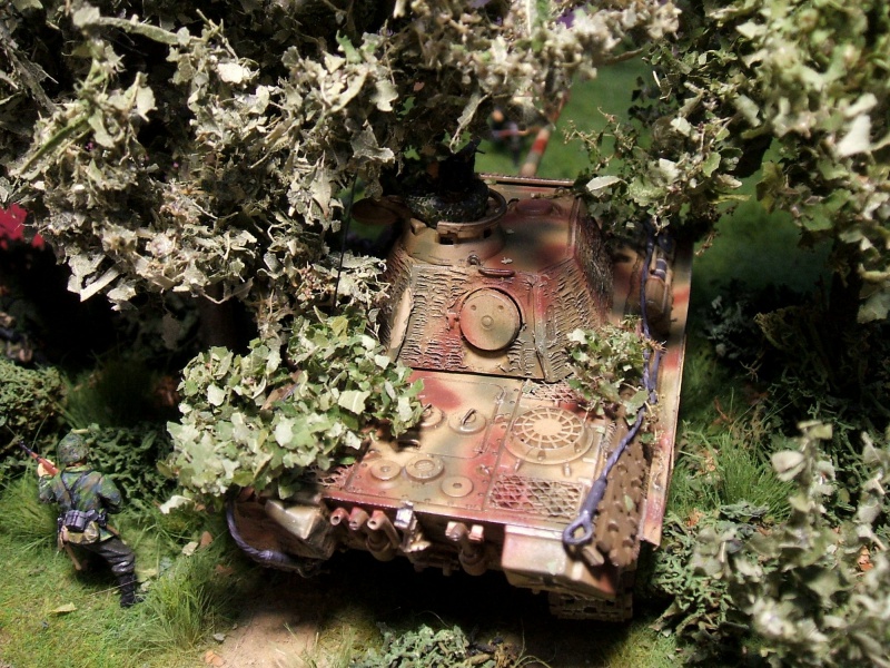 1/72e Normandie 44': Panther Aufst A Revell  66013209PantherAufstARevell72ePlongeplagearrire