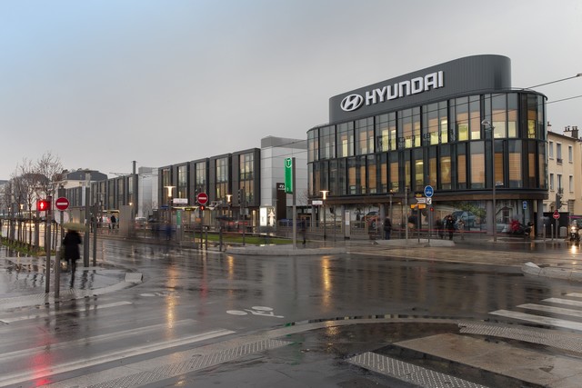 Inauguration du nouveau siège Hyundai Motor France à La Garenne-Colombes 665496VINCAMAJORHYUNDAIEXT0020