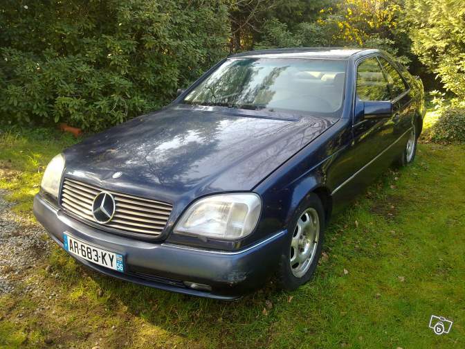  Mercedes-Benz c140 w140 classe S occasion à vendre : S500 CL 500 coupé - 1993 - 218.000 km - 56000 Vannes - France 668722mbw140pa0505