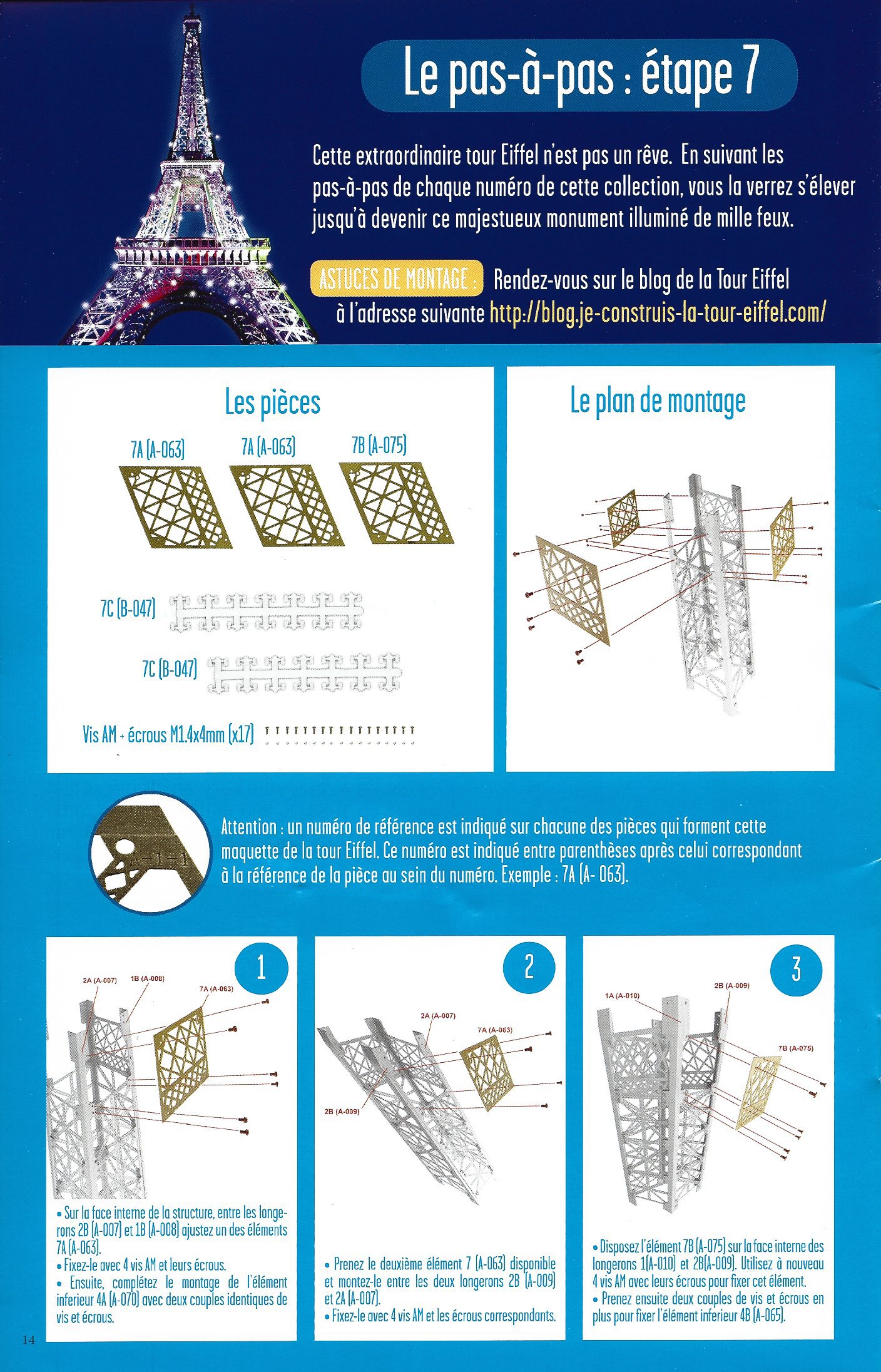 Numéro 7 - Je construis la Tour Eiffel - La Tour en chiffres 67163407b