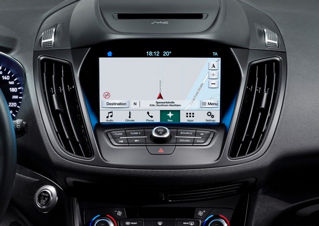 SYNC 3 arrive en Europe pour rendre l’expérience client plus connectée que jamais  677809Ford2016KugaMCASync3nav08