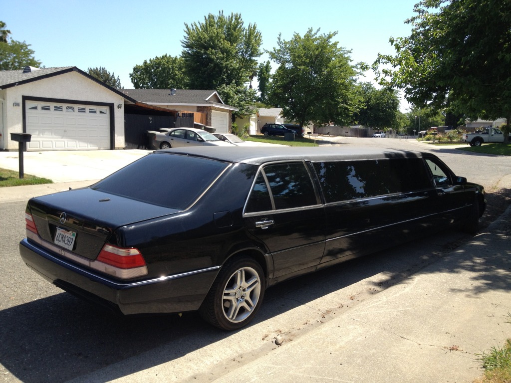   Mercedes-Benz w140 classe S occasion exceptionnelle à vendre : 500 SEL limousine - 1992 - 193.000 miles - Sacramento - USA 681021mbw140limo0002