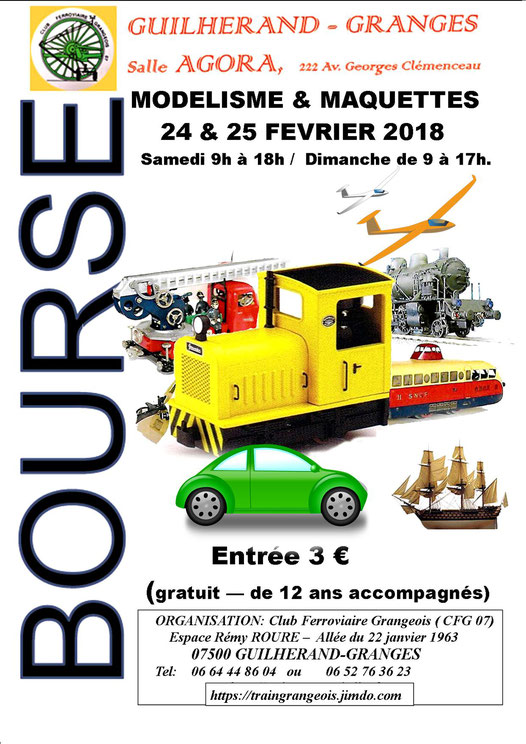  salon multi modélisme les 24 & 25 février 2018 à Guilherand 688740affich27