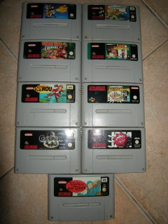 Lot Super nintendo Dezonner/switcher 50/60 hz + 9 jeux euro,7 jeux Sfc 691693DSCN3307