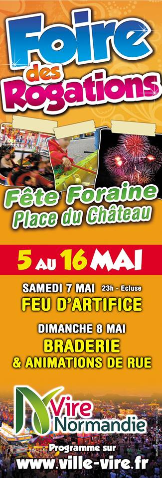 la Foire des rogations 2016 démarre le 5 mai à Vire  70367813043372