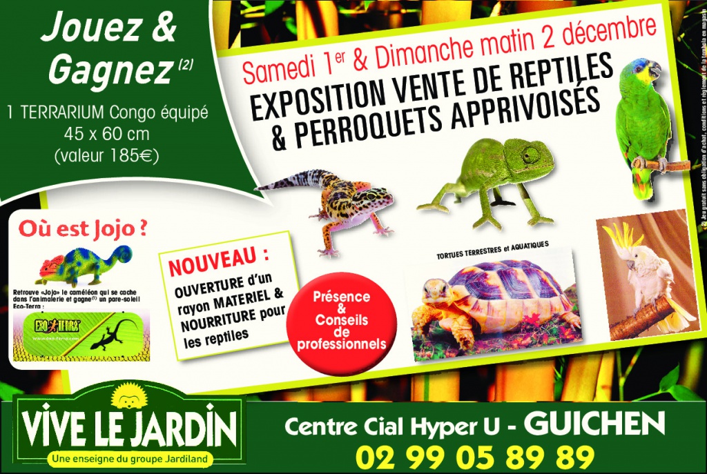 EXPO/VENTE Reptiles et Perroquets EAM  Guichen (Ille-et-Vilaine)  71958513833220