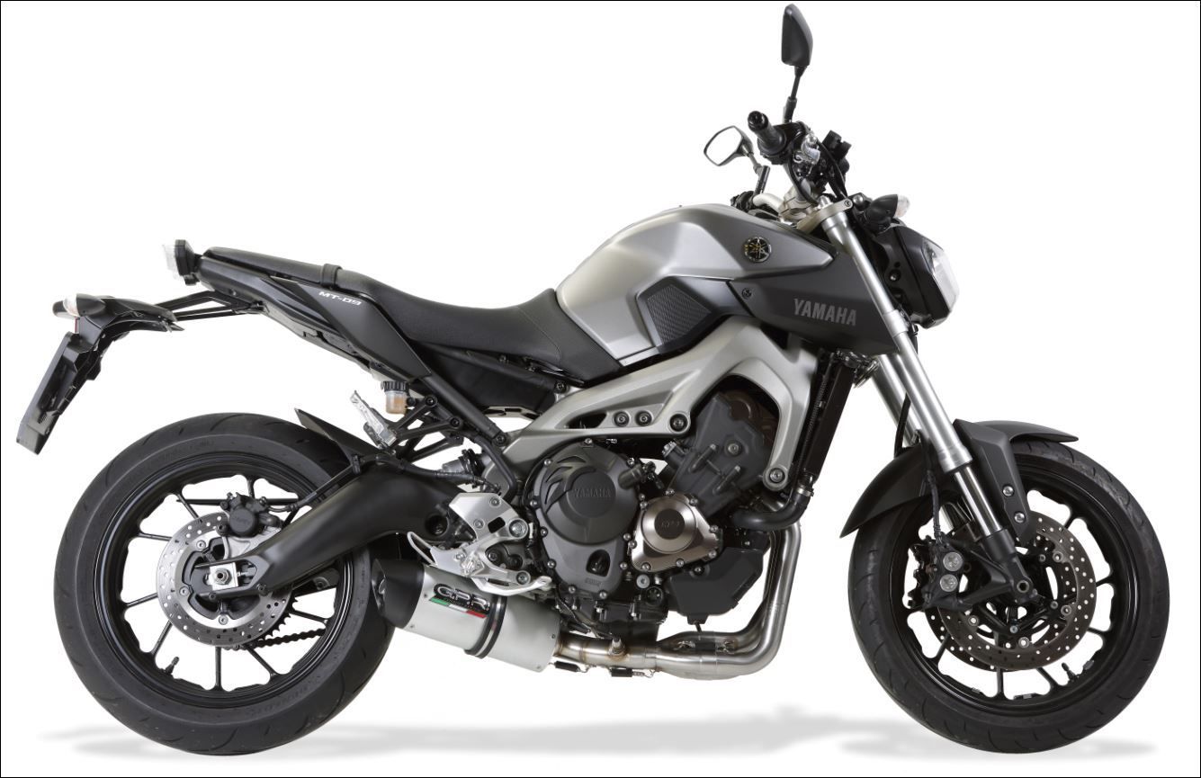 échappement - Récapitulatif des pots d'échappements pour la Yamaha MT-09 722817YGPRmont2