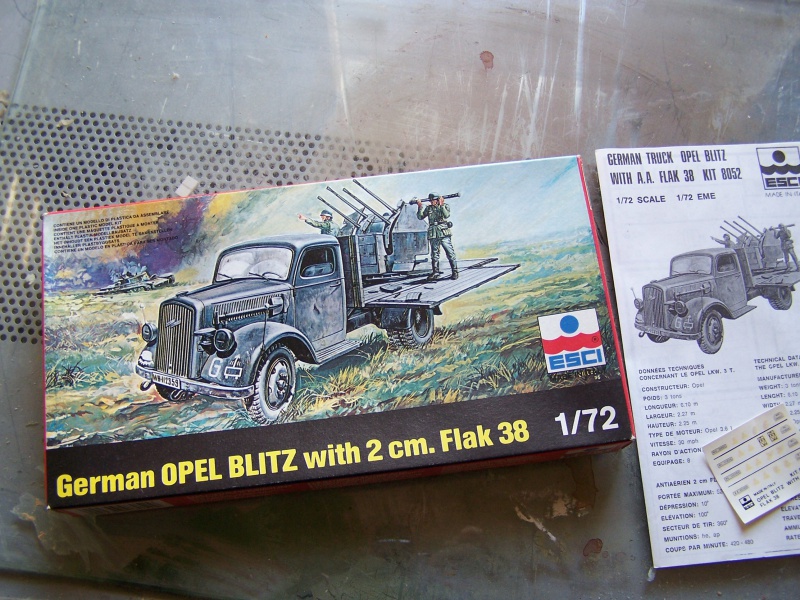 opel blitz 4x4 - (Esci) Opel Blitz  Flack 38   Afrika Korps (Terminé) 7234961005755