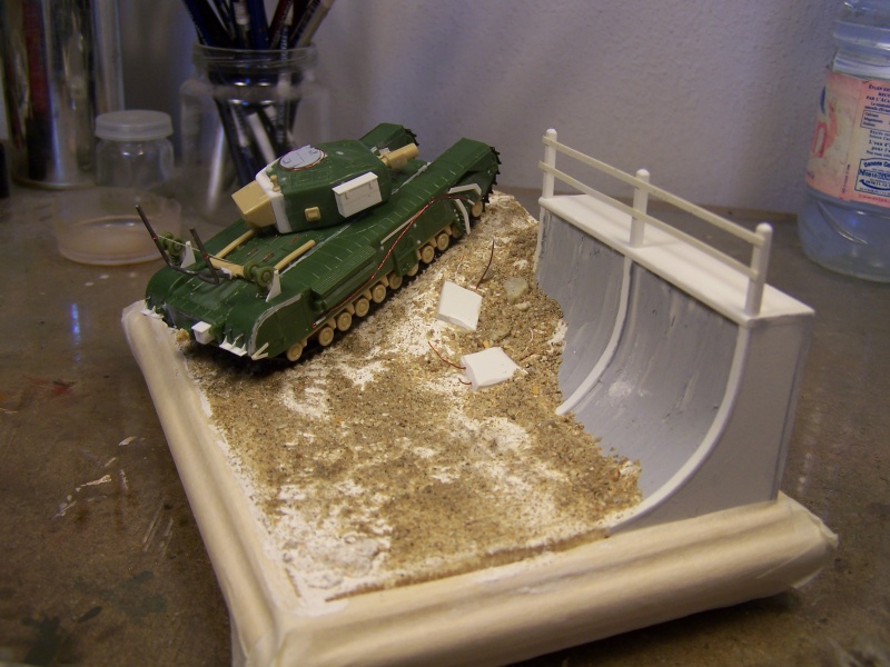 (matchbox) Churchill  mk 4 AVRE  "pétard"  Bernieres sur mer 06.06.44 733261ChurchillptardAVRE007