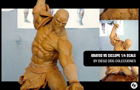 [Escultura] WIP God Of War: Kratos vs Ciclope 1/4 scale - by Diego Ddg Colecciones 738074god