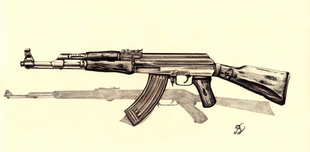 AK47 kalashnikov (graphite) 738793AK47Kalashnikovmodif