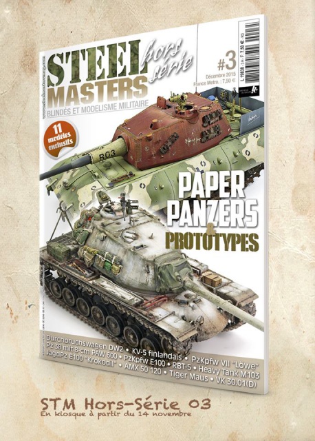 Steel Masters Hors-Série #3 - Paper Panzers & Prototypes 749508SMHS3couv