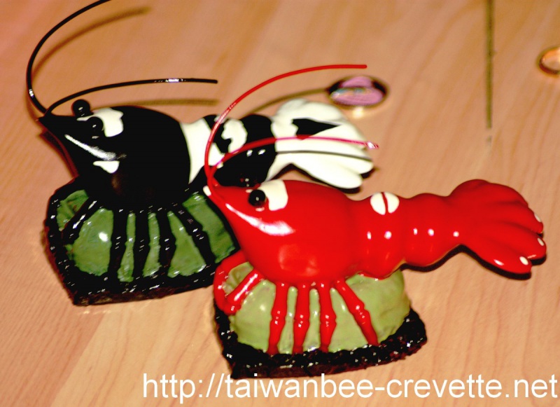 Figurines de crevettes. 74958716x7