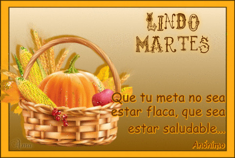 Canasta Saludable con Frase 751646MARTES