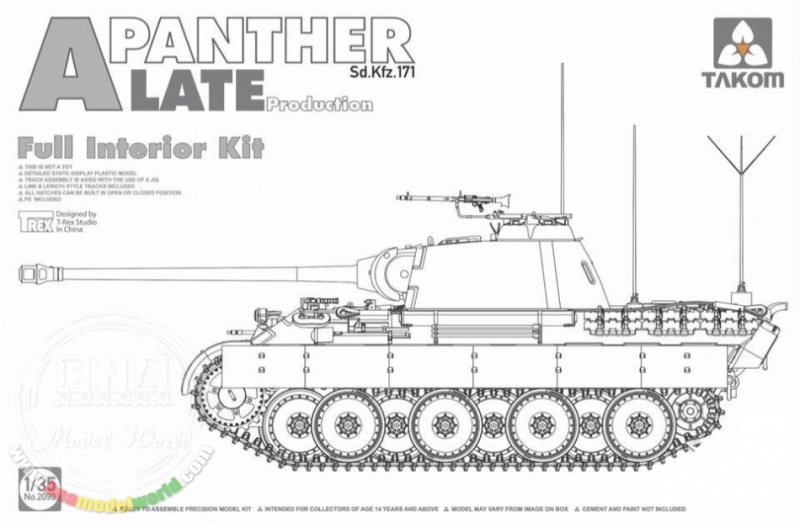 Takom Panther A 1/35ième intérieur complet 75616763a9402f5d1e7cec570e9292bcf18e1eimage950x621