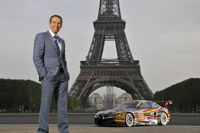 La BMW Art Car de Jeff Koons présentée au Centre Pompidou du 4 février au 16 mars 2015 756812P90061293