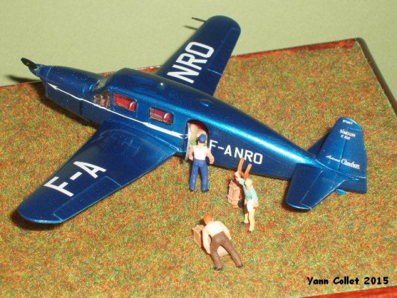 Diorama du Caudron Simoun C 635 759341dioramacaudron021