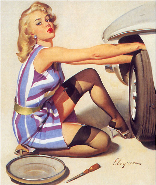 pin up et belle fille page 1 - Page 17 781107VintagePinUpcar