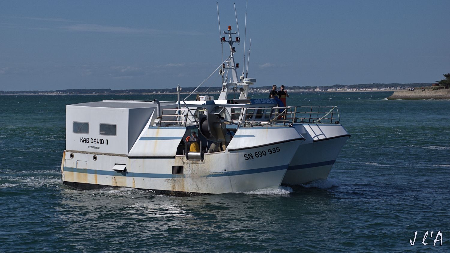 [VIE DES PORTS] Quelques bateaux de pêche (sur nos côtes Françaises) - Page 17 782899KabDavid2rentreauportduCroisicA13752