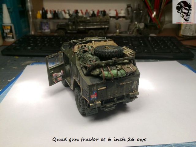 Quad gun tractor et 6 inch 26 CWT en Normandie 1/35 788828IMG4831