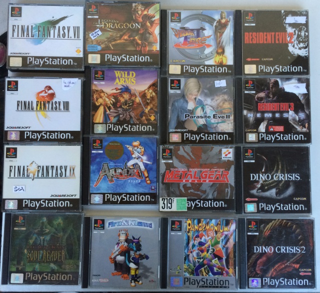 Estim] Gros Lot de jeux Ps1 RPG + Aventure