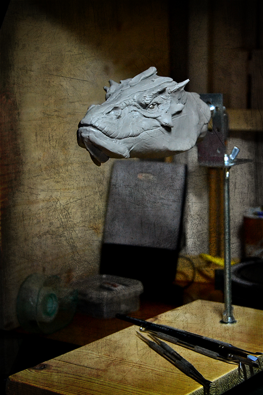 Projet buste Smaug par Seb Custom 795540DSC0683