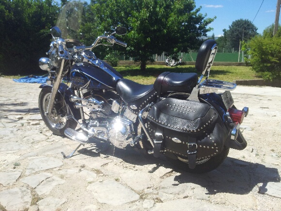 Selle softail heritage plus dosseret sissy bar . 806697photoJPGharleypatrick