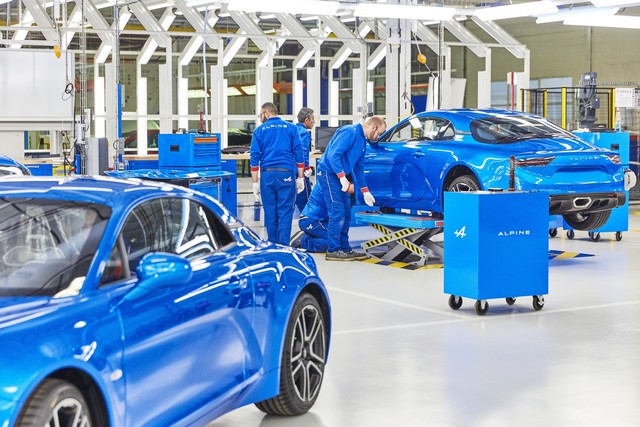 Le Groupe Renault inaugure la nouvelle ligne de production de l’Alpine A110 à Dieppe 808028212016362017FabricationdelAlpineA110lusinedeDieppe