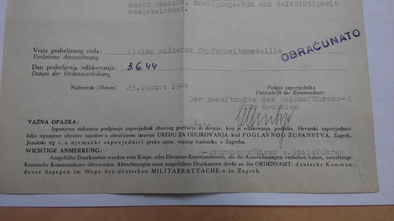 Document SS 6./pol-frw.rgt.1"kroatien"  813392IMG20151228145301