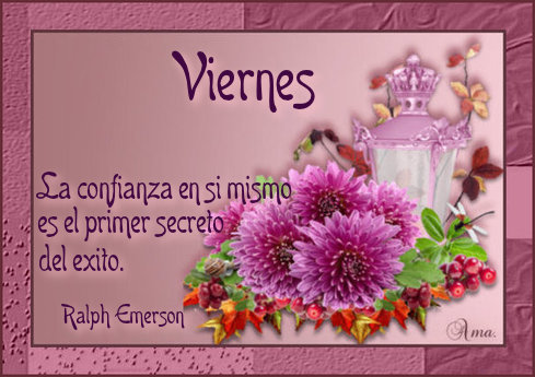 Flores con Frase 817341viernes