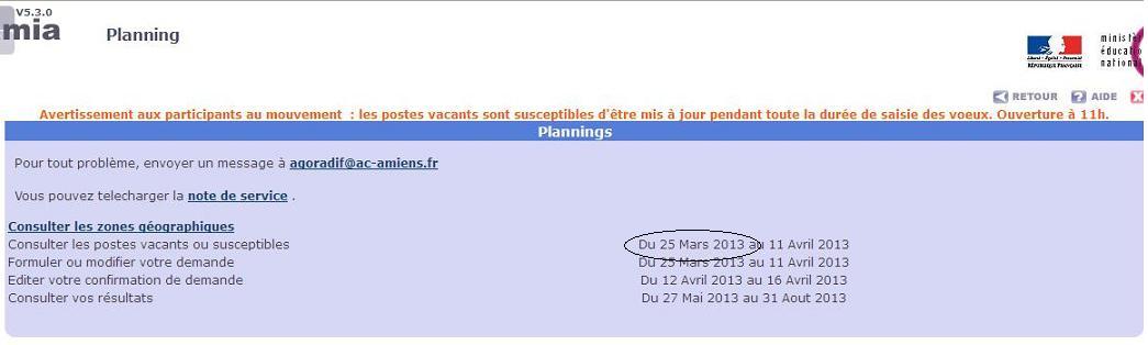 Liste des postes mouvement intra 2013 - toutes académies - cat. A - Page 3 827707amia