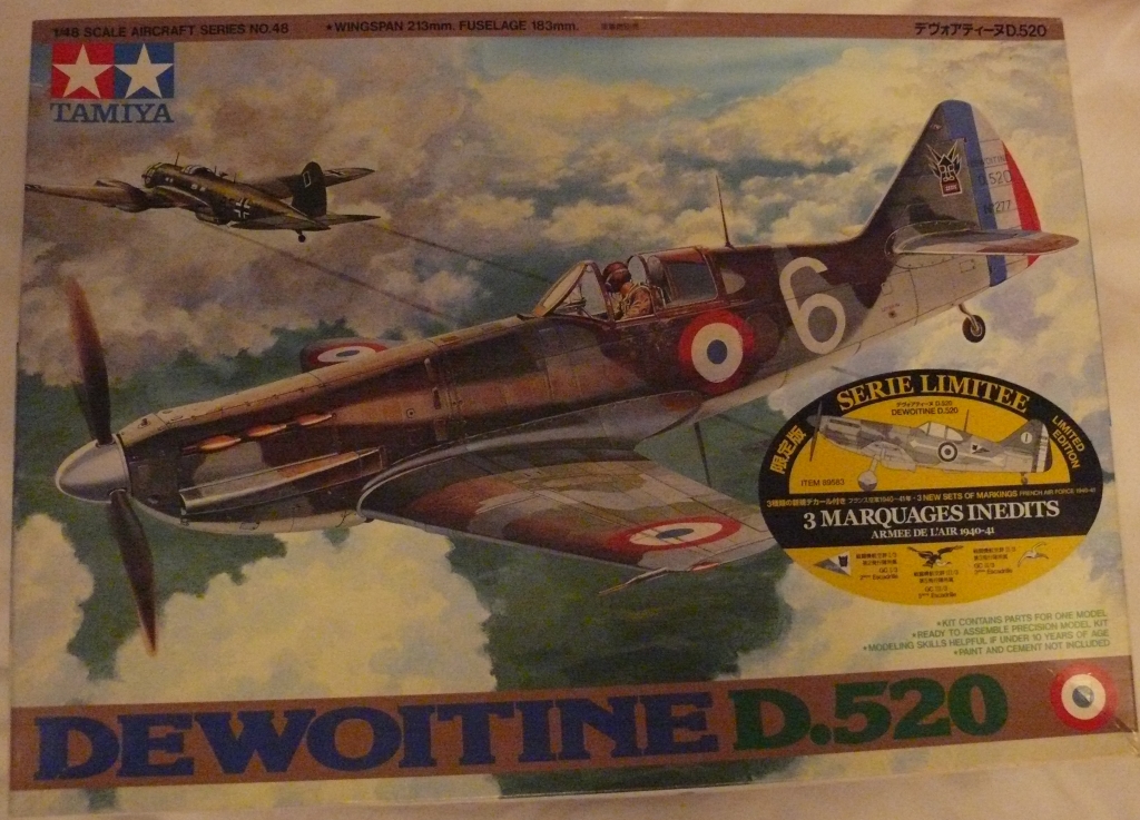 Dewoitine D.520 1/48 Tamiya 828169D52001