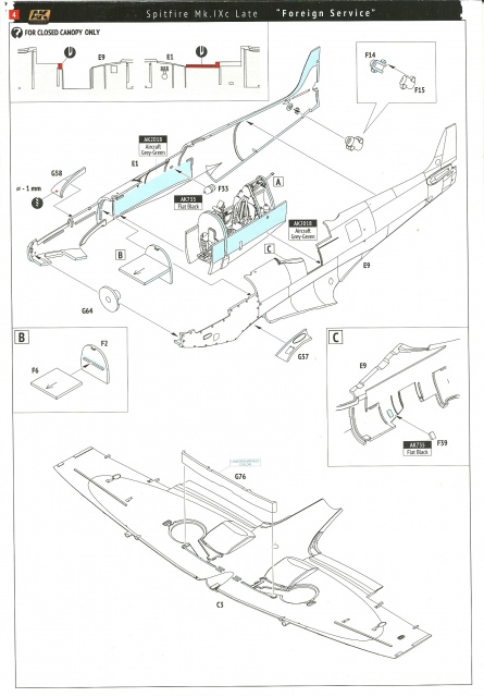 [AK Interactive] SUPERMARINE SPITFIRE MK IX C 1/48ème Réf AK148001 829079SpitfireMkIXCAKInteractive005