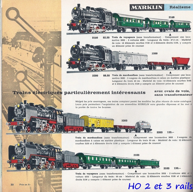 Coffrets Märklin 1936 - 1968 (rouges, noirs, verts ou bleus) 835128Marklincatalogue19641R