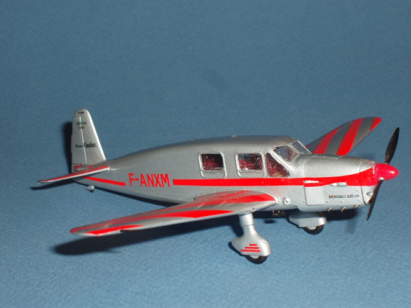 CAUDRON C-635 Simoun  (version Raid Paris-Tokyo). 1937  Heller 1/72. 835454caudronraid031