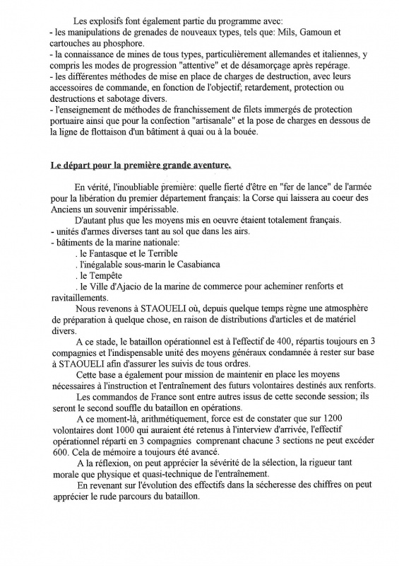 Le 1er Bataillon de Choc à STAOUELI en 1943  par Maurice DOUET (2002) 836789769