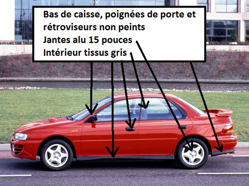 Comment reconnaitre une impreza GT turbo de 95 et de 96 841464profil1