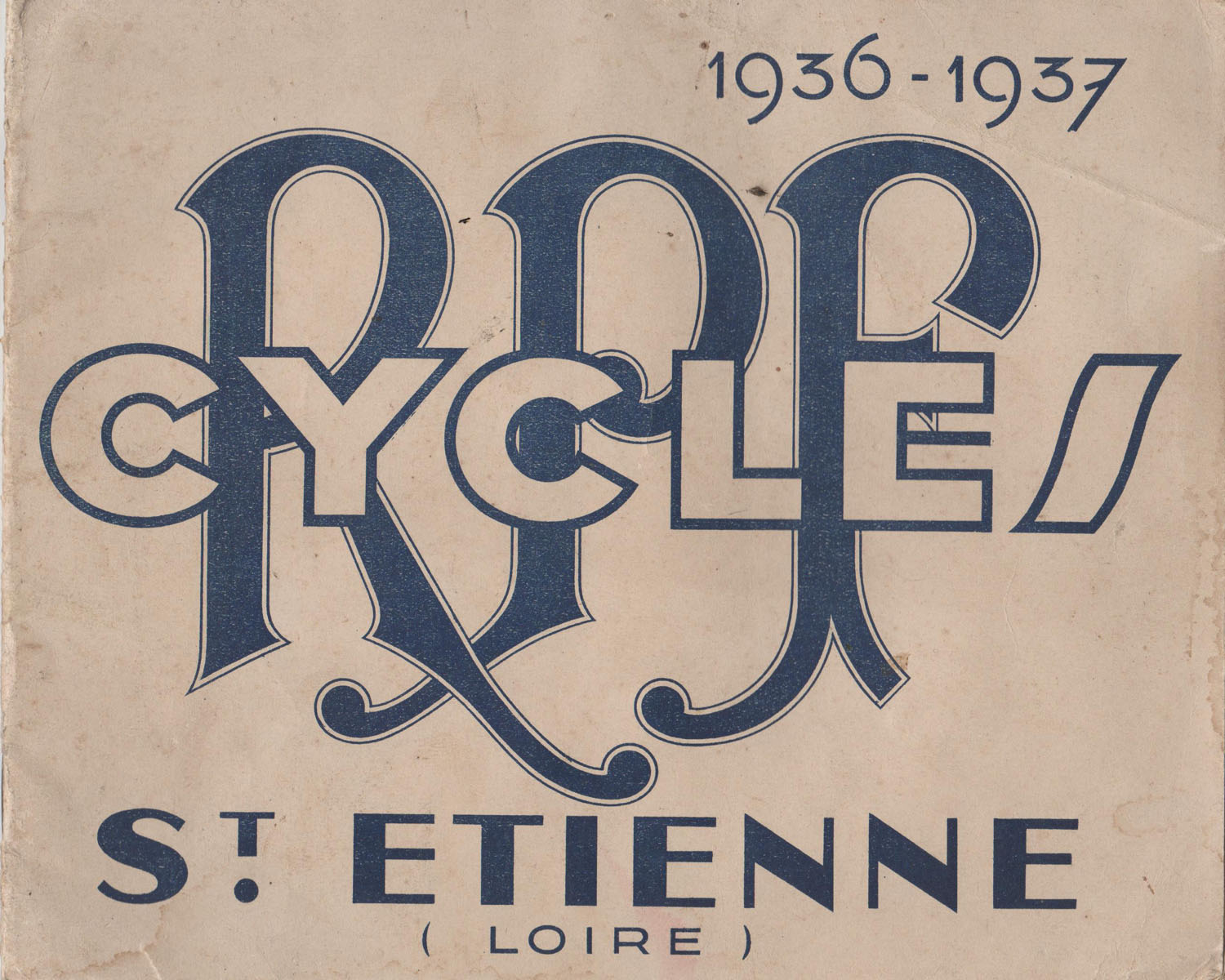 cycles - Cycles RPF 1936-37 844597rpf001