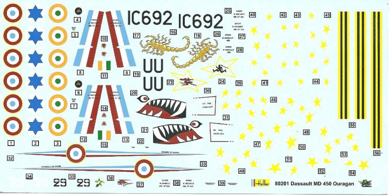 MD 450"Ouragan" [ Réédition Heller ] 1/72 852044MDOuraganrditionHeller004