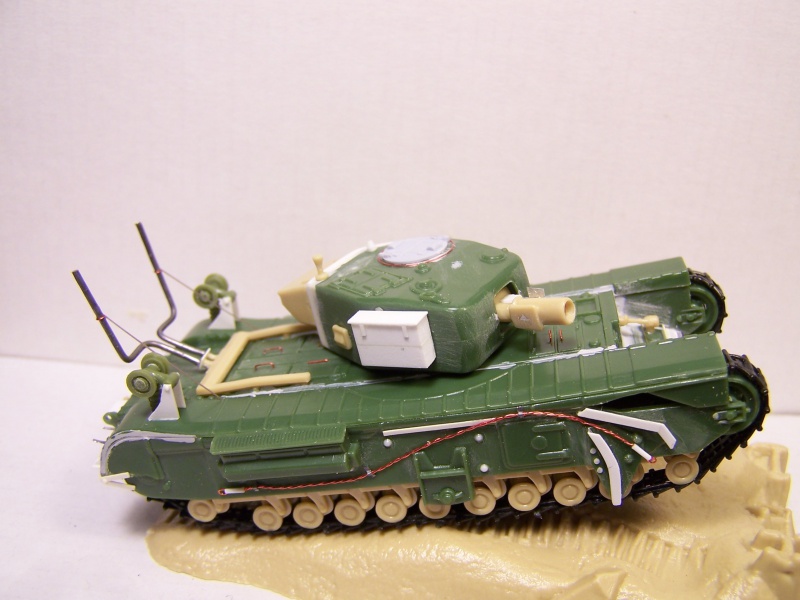 (matchbox) Churchill  mk 4 AVRE  "pétard"  Bernieres sur mer 06.06.44 857298ChurchillptardAVRE001