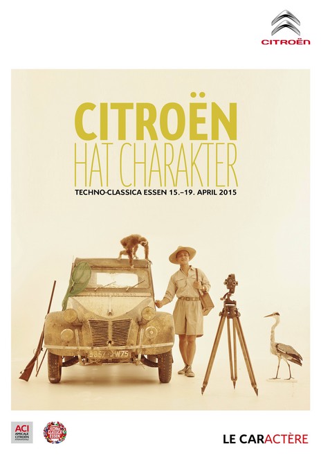 Salon Techno-Classica 2015 : : « Citroën A Du Caractère » 858597PosterCitroen01