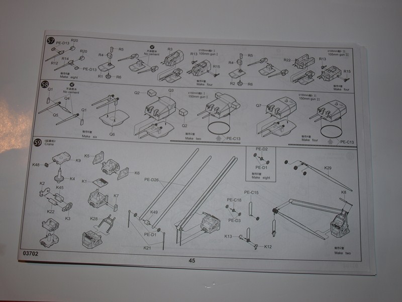 Bismark 1:200 trumpeter 871130081Copier