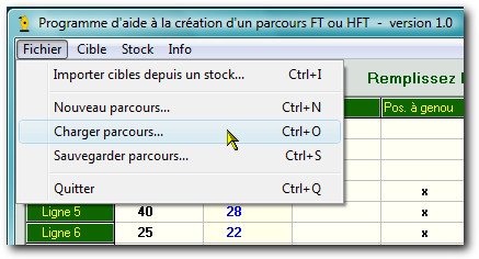 [PGM] - Outils à l'usage du Field Target : parcours FT et C/R 892997menu