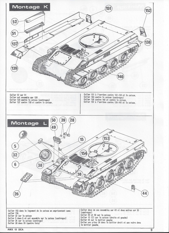AMX 13 DCA 1/35ème Réf L 783 893635AMX13DCA783010Heller135
