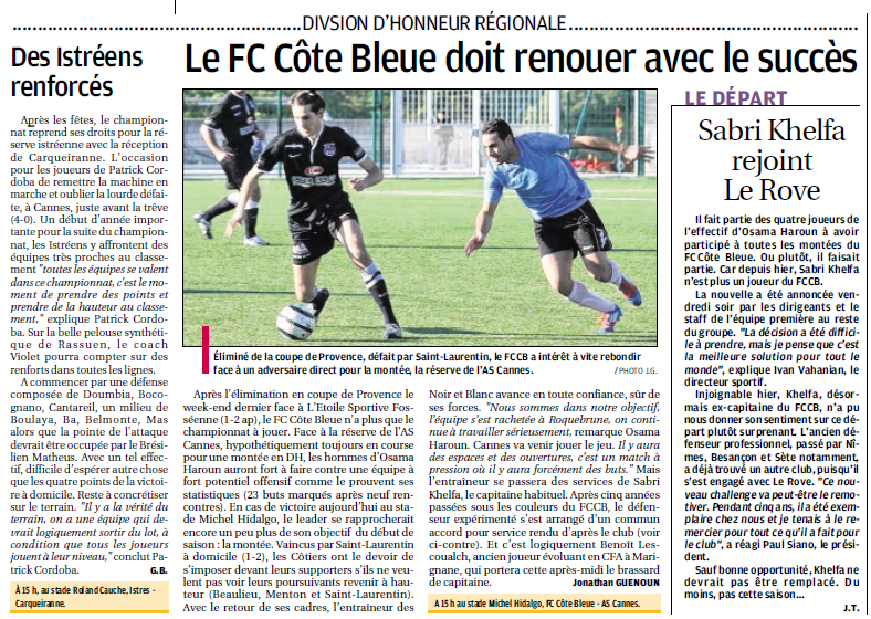 FC COTE BLEUE .. CARRY LE ROUET SAUSSET LES PINS / DHR  - Page 40 896645243