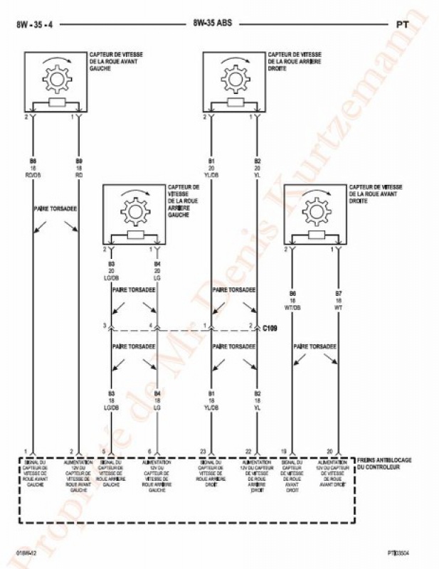 voyants abs et antipatinage 898744CapteurABS