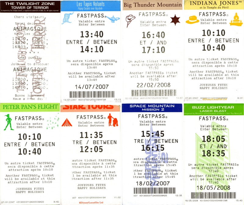 FASTPASS (classiques, VIP, Premium, Super, Ultimate, Hôtel) [1999-2020] 909819fastpass