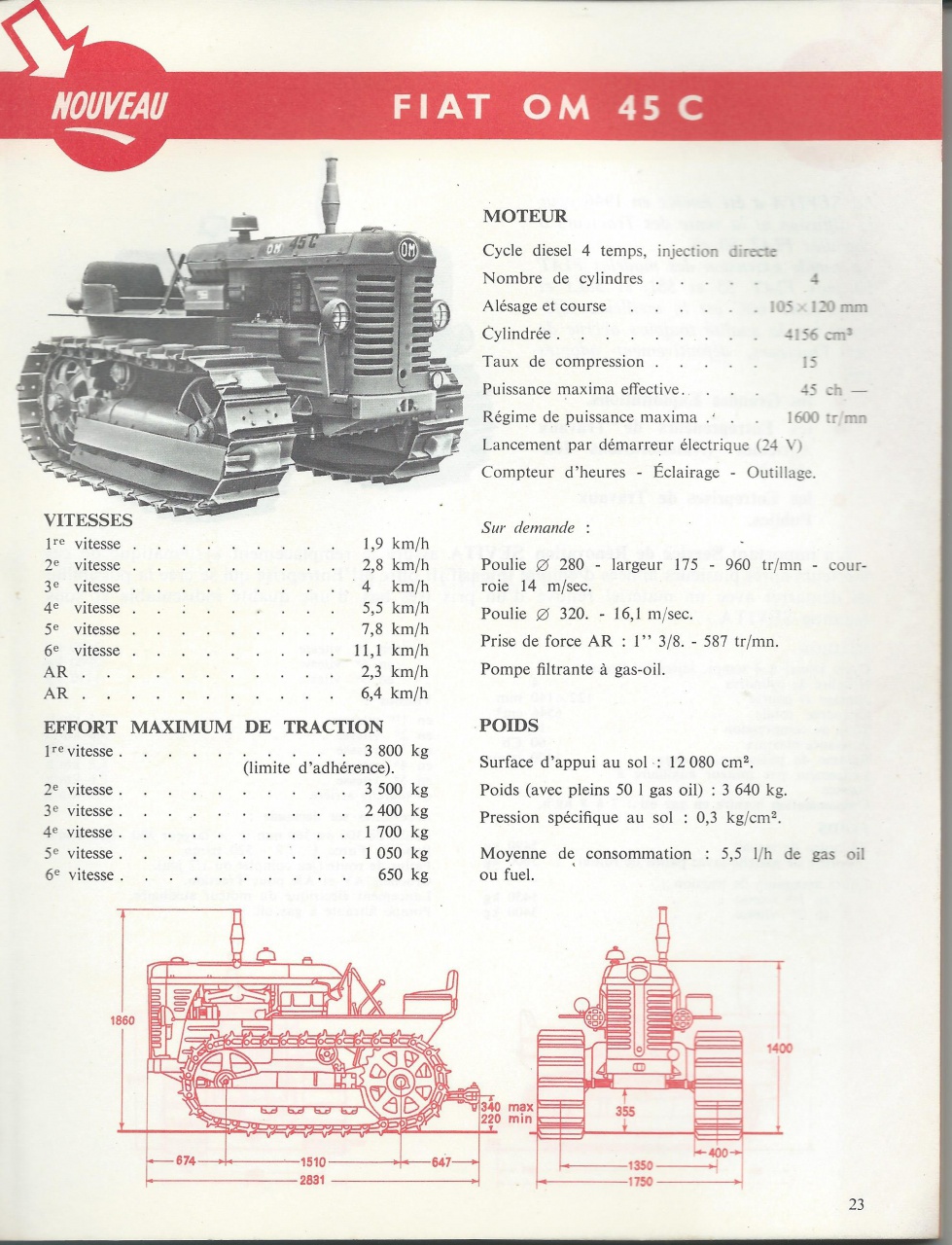 Tracteurs à chenilles FIAT et O.M. 913527CATALOGUESEVITA5758021